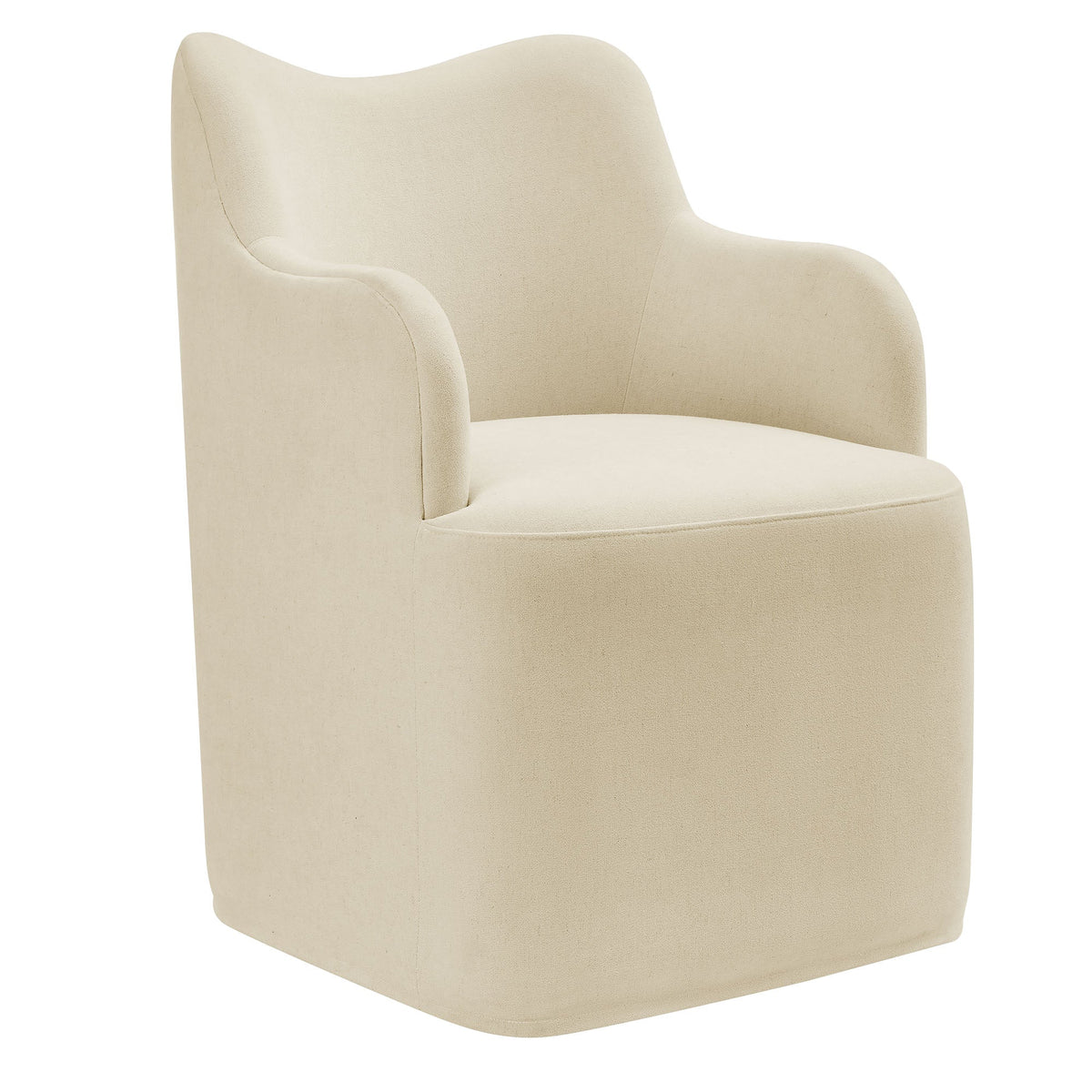 Cordelle Linen Blend Swivel Dining Chair by Modway, photo 10 of 40