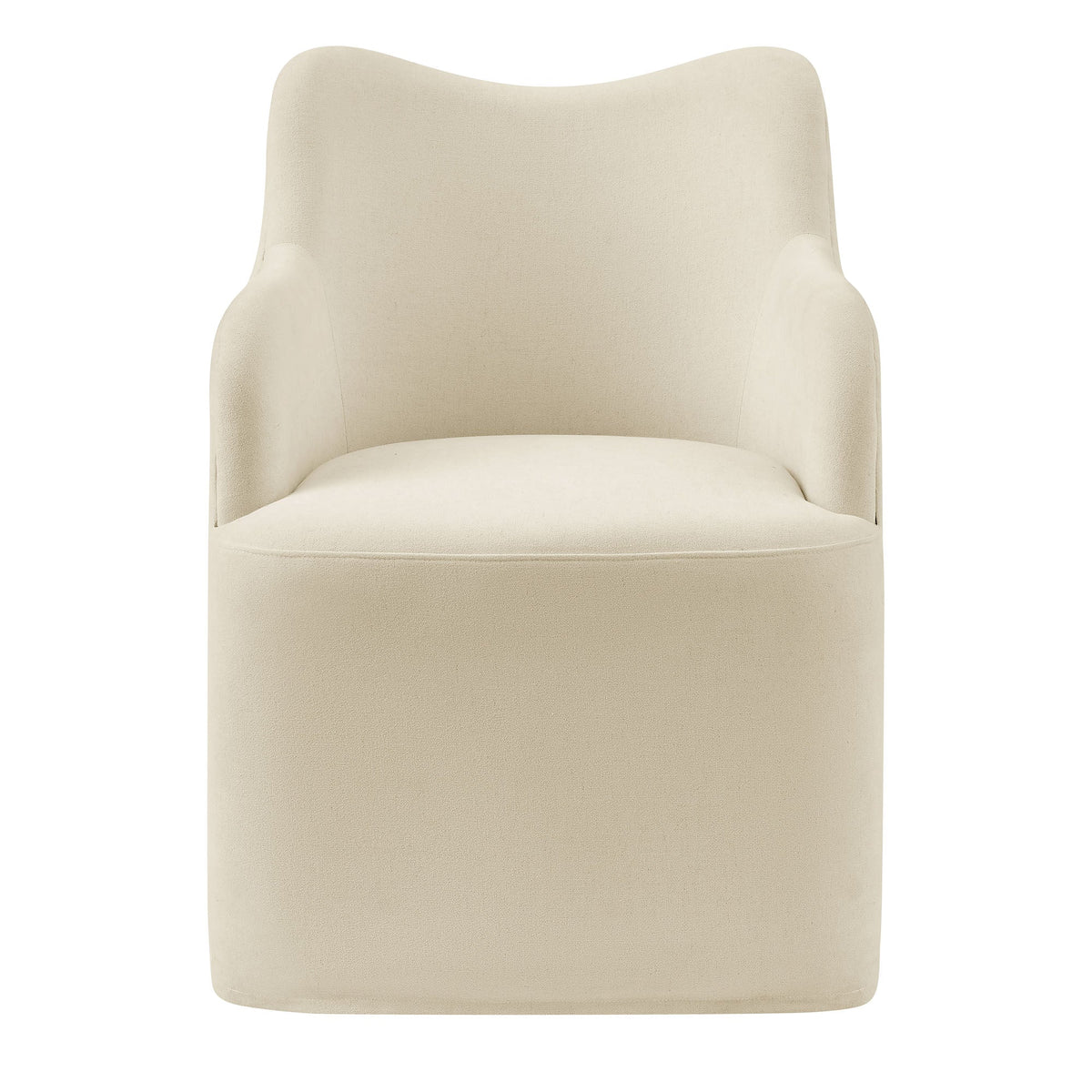 Cordelle Linen Blend Swivel Dining Chair by Modway, photo 15 of 40