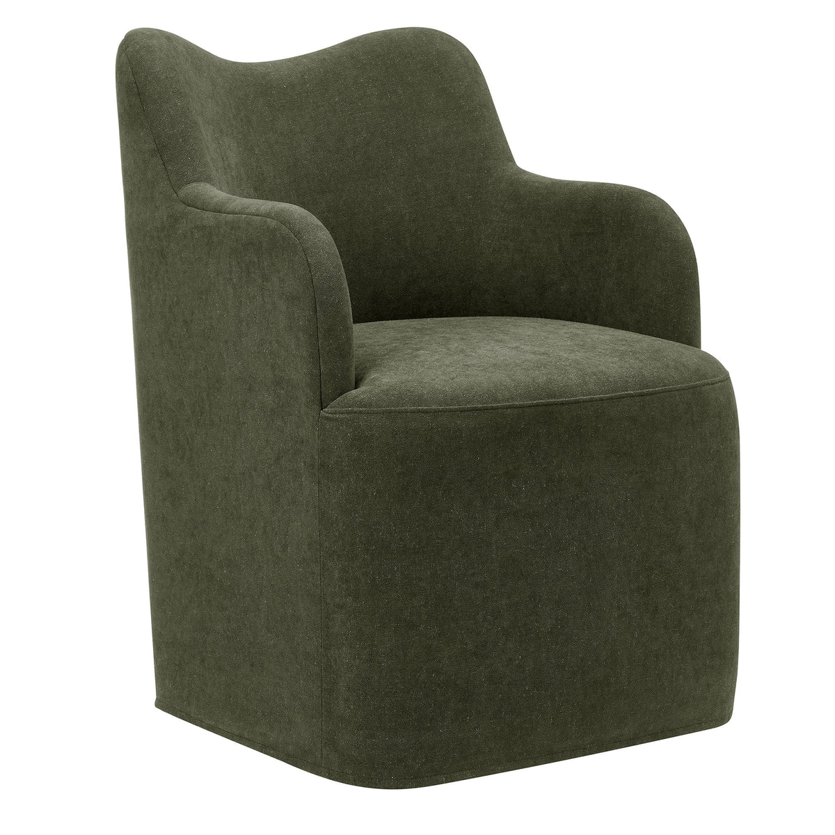 Cordelle Linen Blend Swivel Dining Chair by Modway, photo 19 of 40