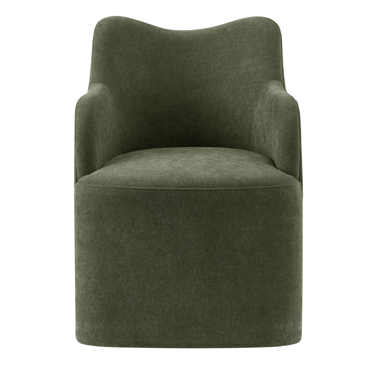 Cordelle Linen Blend Swivel Dining Chair by Modway, photo 24 of 40