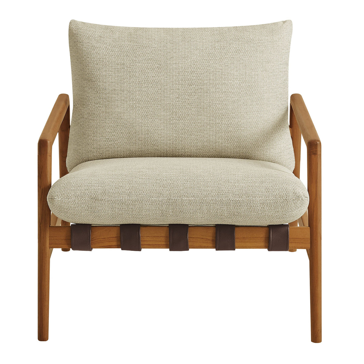 Nomi Outdoor Patio Teak Wood Sling Chair by Modway, photo 17 of 36