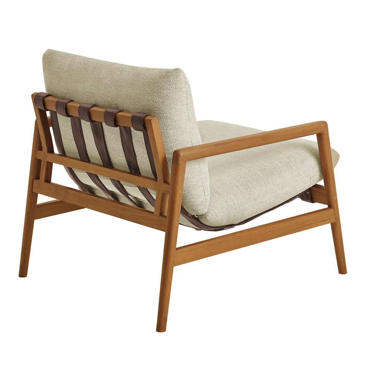 Nomi Outdoor Patio Teak Wood Sling Chair by Modway, photo 18 of 36
