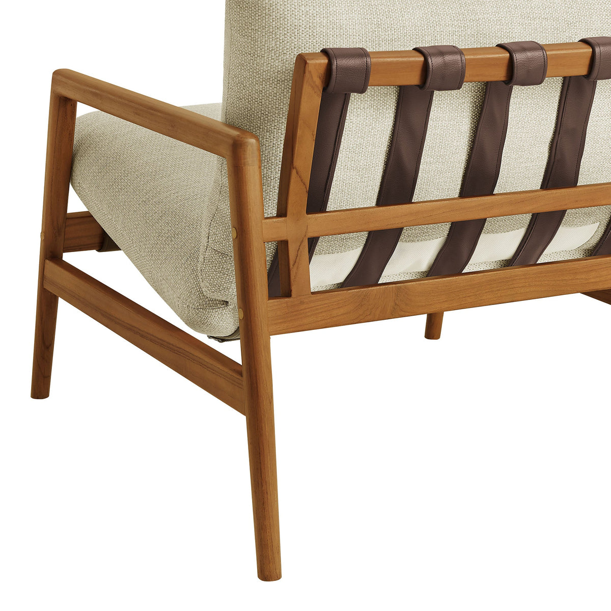 Nomi Outdoor Patio Teak Wood Sling Chair by Modway, photo 19 of 36