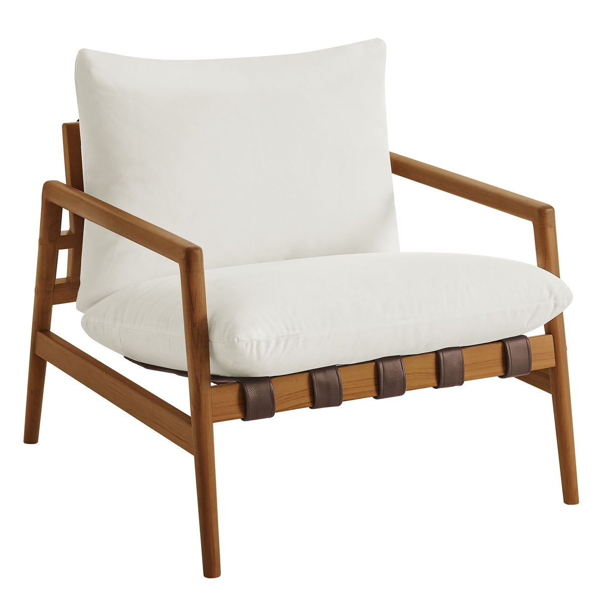 Nomi Outdoor Patio Teak Wood Sling Chair by Modway, photo 25 of 36