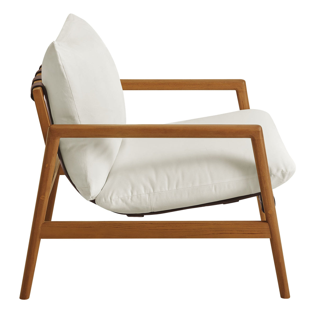 Nomi Outdoor Patio Teak Wood Sling Chair by Modway, photo 28 of 36