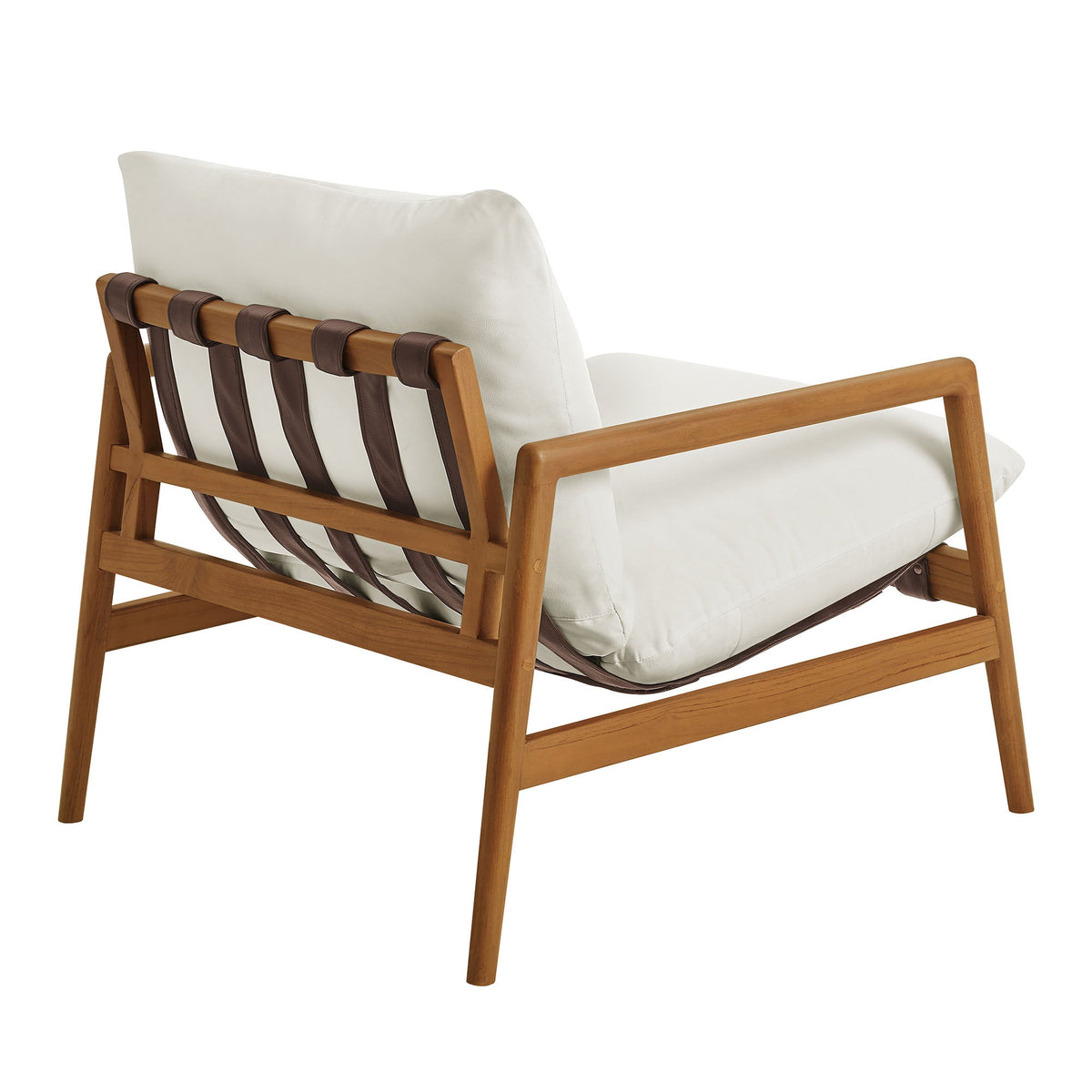 Nomi Outdoor Patio Teak Wood Sling Chair by Modway, photo 30 of 36