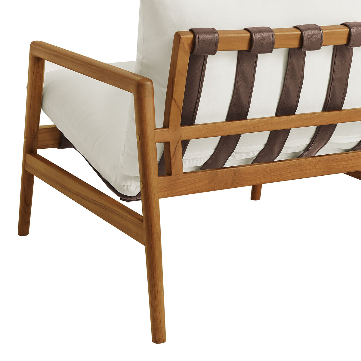 Nomi Outdoor Patio Teak Wood Sling Chair by Modway, photo 31 of 36