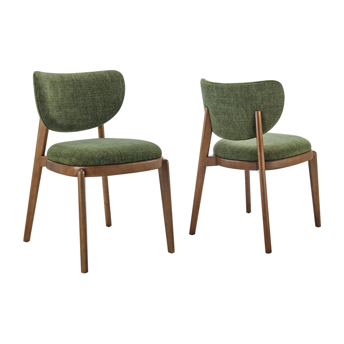 Fenwick Fabric Dining Chairs Set of 2 by Modway, photo 21 of 40