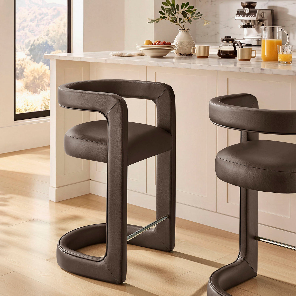 Winslow Premium Vegan Leather Counter Stool by Modway, photo 8 of 27