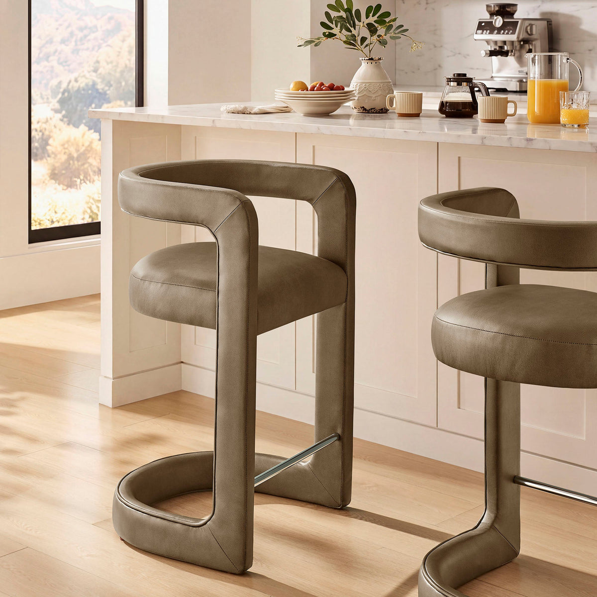 Winslow Premium Vegan Leather Counter Stool by Modway, photo 17 of 27