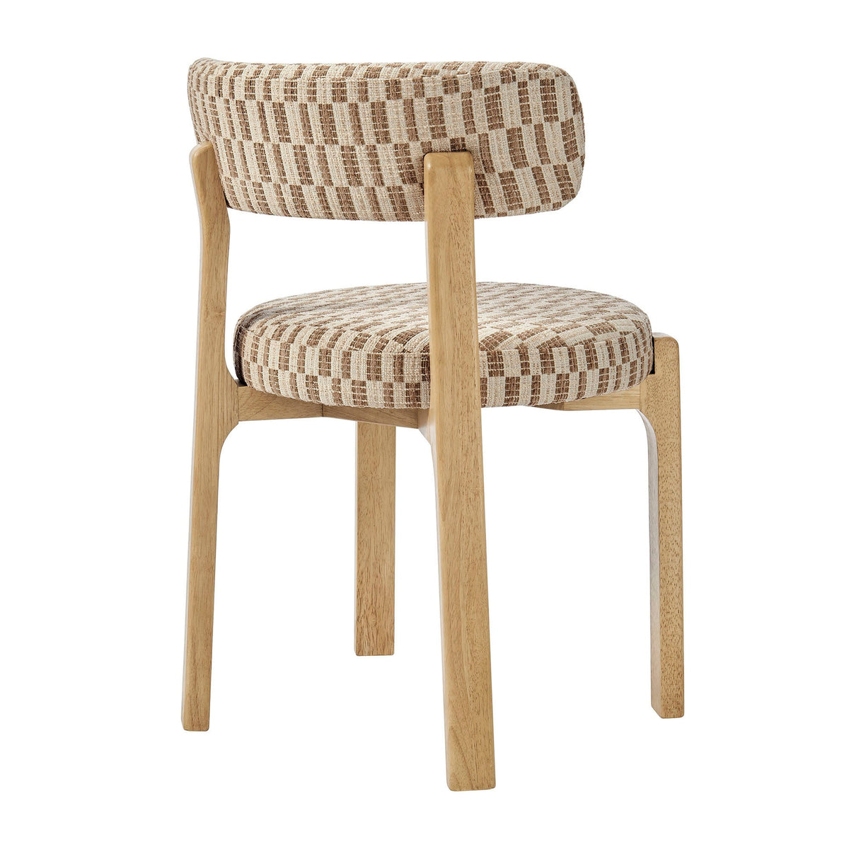 Marsha Retro Upholstered Fabric Dining Chairs Set of 2 by Modway, photo 6 of 20