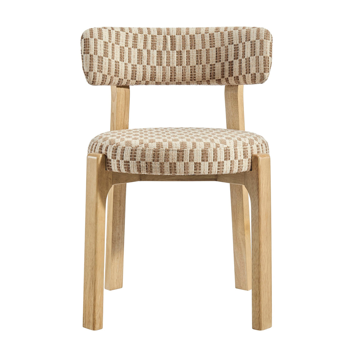 Marsha Retro Upholstered Fabric Dining Chairs Set of 2 by Modway, photo 7 of 20