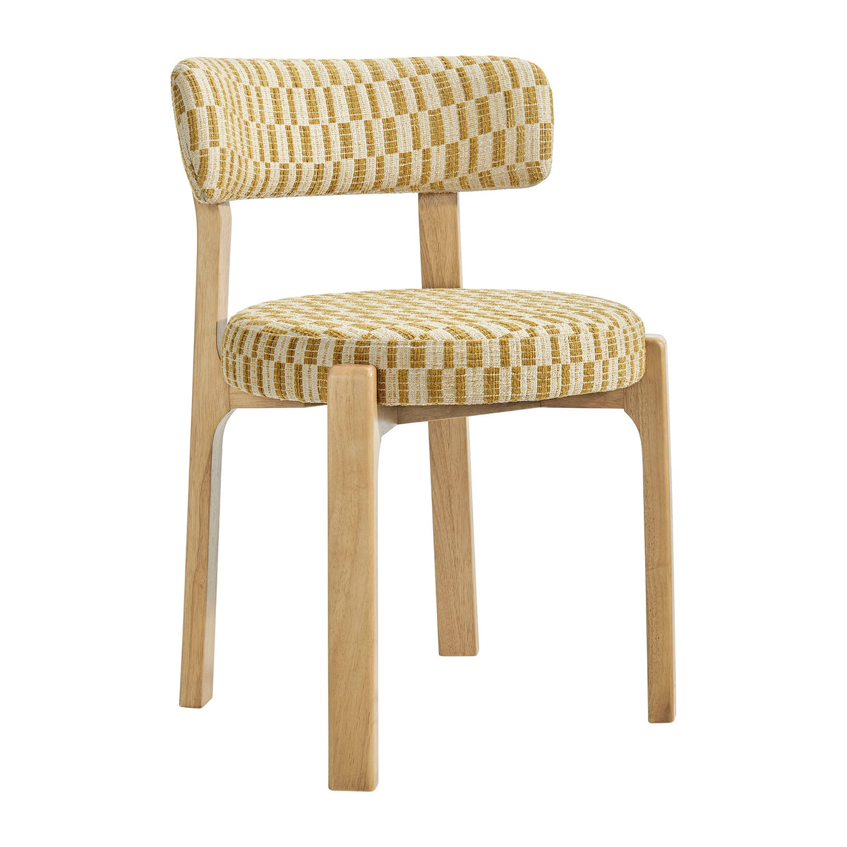 Marsha Retro Upholstered Fabric Dining Chairs Set of 2 by Modway, photo 14 of 20