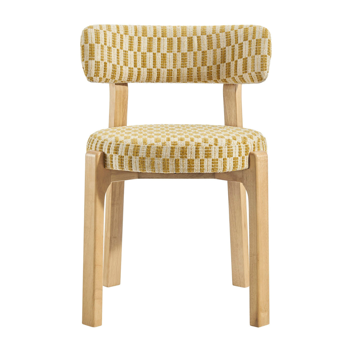Marsha Retro Upholstered Fabric Dining Chairs Set of 2 by Modway, photo 17 of 20