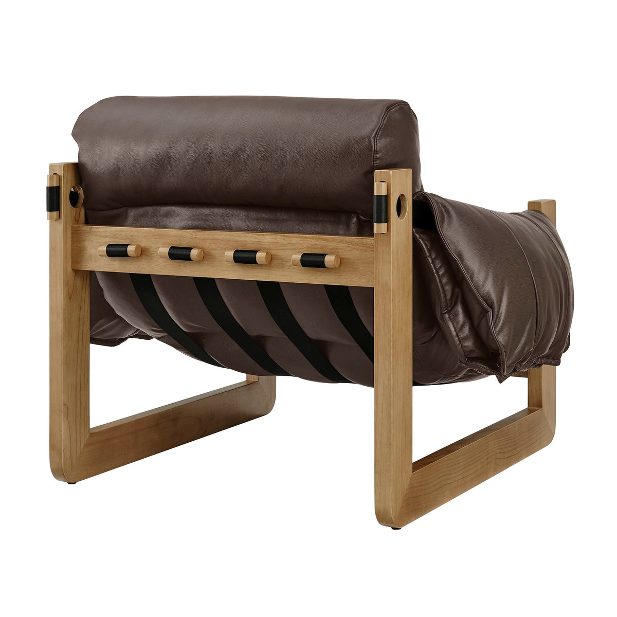 Sorelle Vegan Leather Sling Lounge Chair by Modway, photo 5 of 18