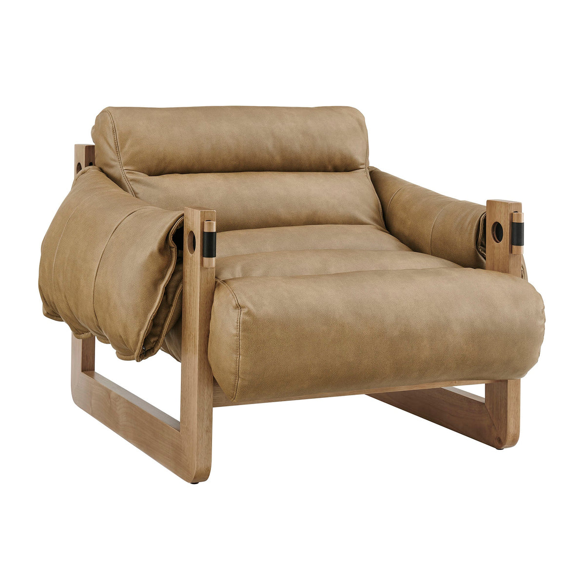 Sorelle Vegan Leather Sling Lounge Chair by Modway, photo 10 of 18