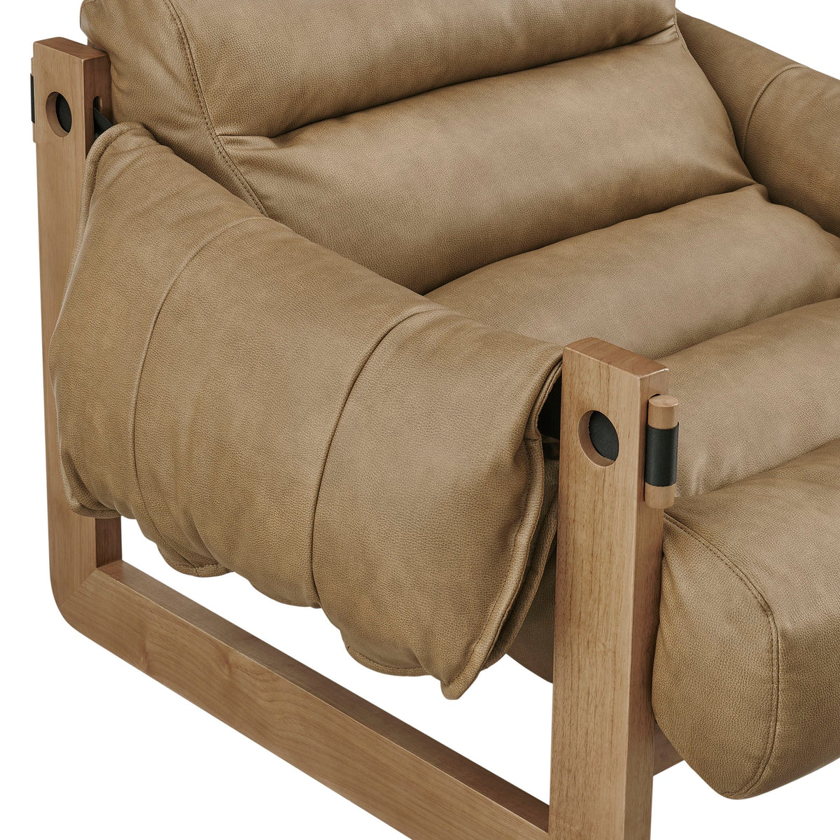 Sorelle Vegan Leather Sling Lounge Chair by Modway, photo 16 of 18