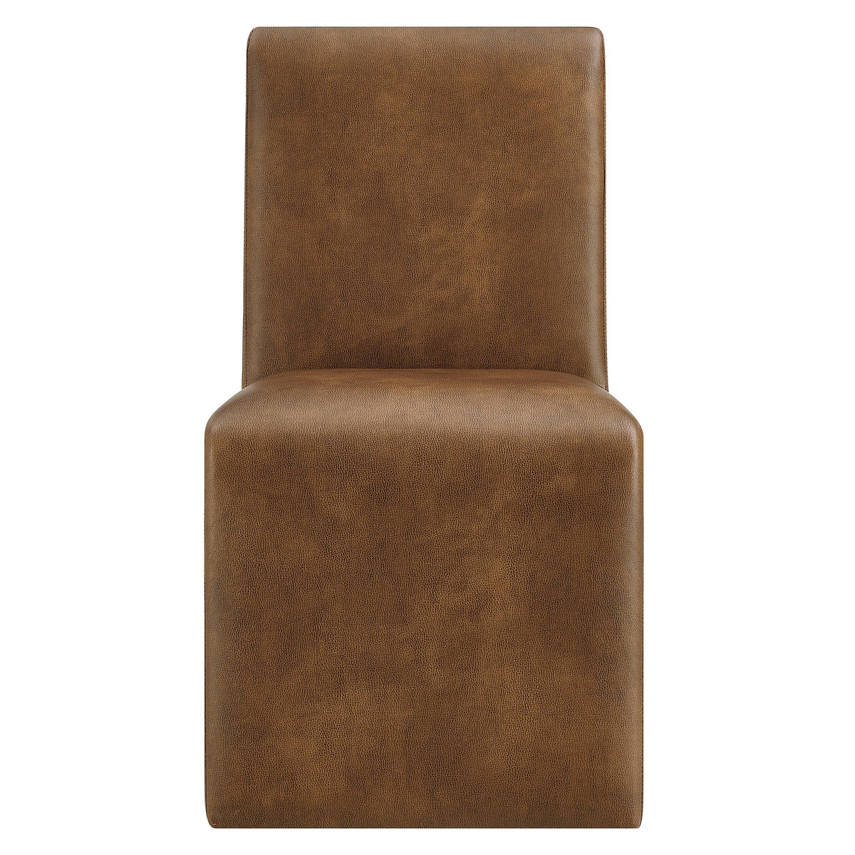Emory Vegan Leather Dining Side Chair Set of 2 by Modway, photo 7 of 20