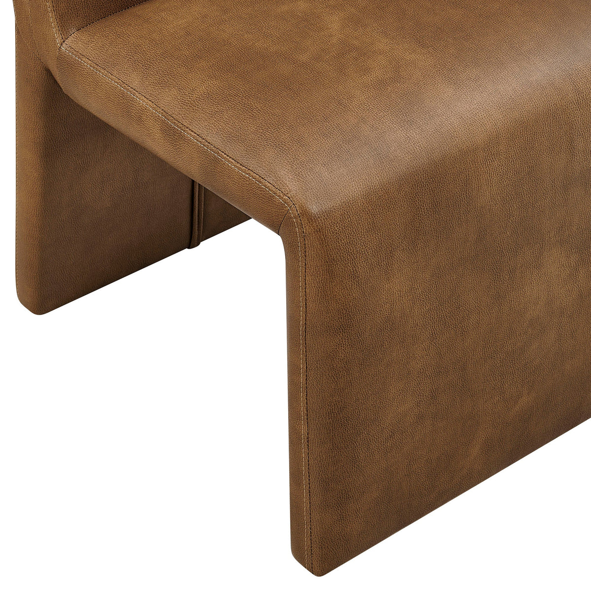 Emory Vegan Leather Dining Side Chair Set of 2 by Modway, photo 8 of 20