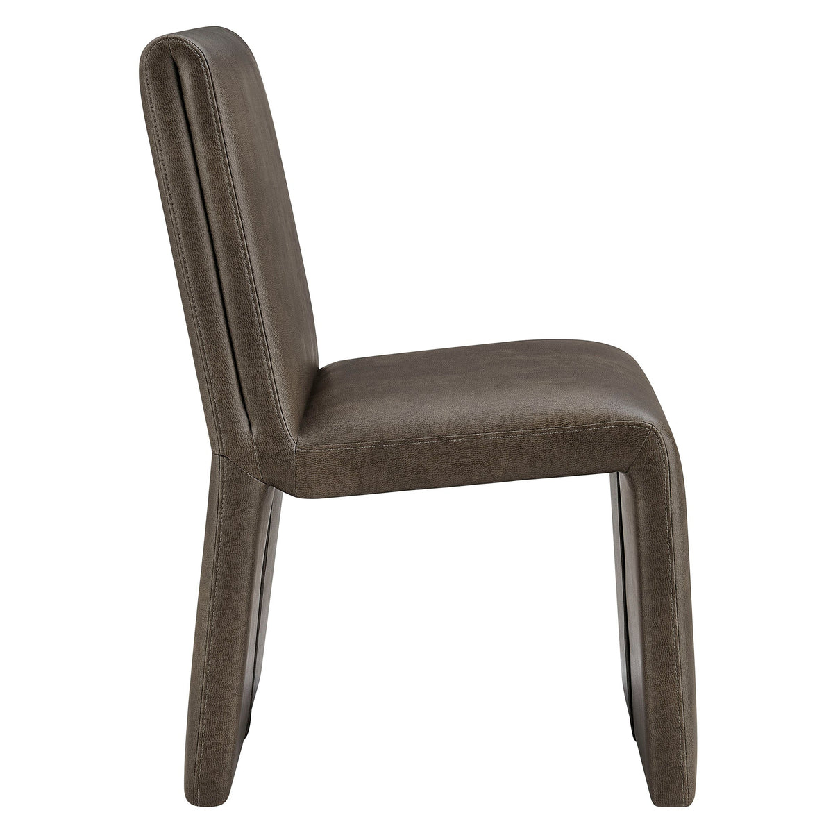 Emory Vegan Leather Dining Side Chair Set of 2 by Modway, photo 15 of 20