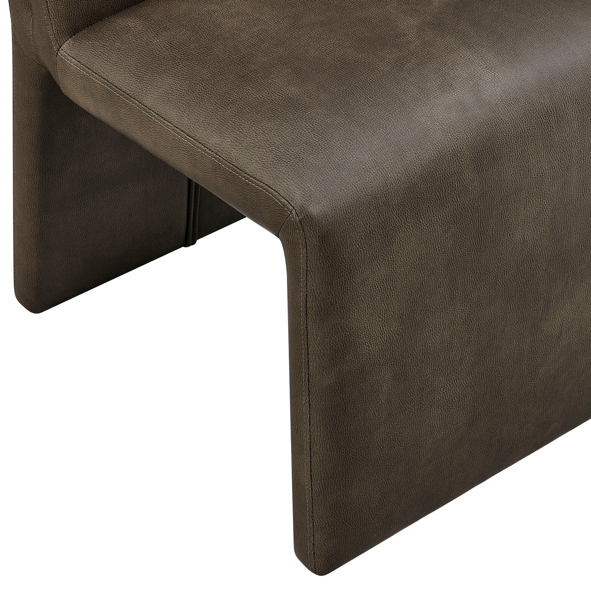 Emory Vegan Leather Dining Side Chair Set of 2 by Modway, photo 18 of 20