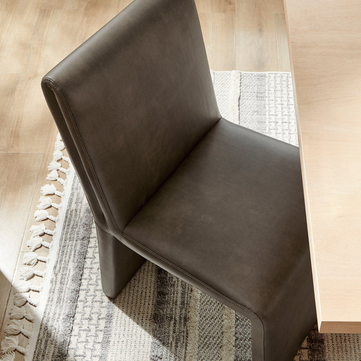Emory Vegan Leather Dining Side Chair Set of 2 by Modway, photo 20 of 20
