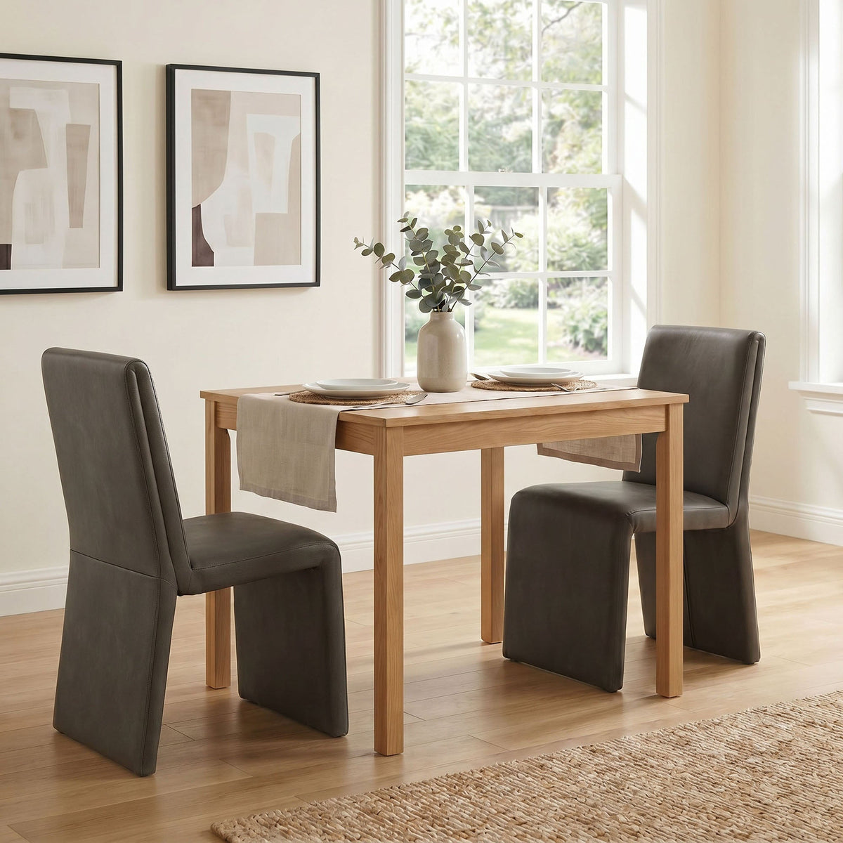 Emory Vegan Leather Dining Side Chair Set of 2 by Modway, photo 19 of 20