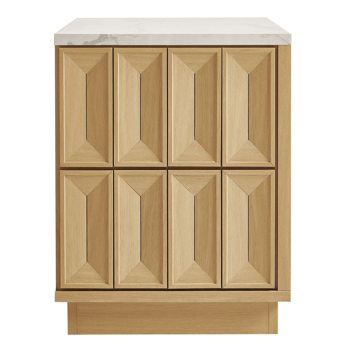 Mabry 23 Inch Geometric Faceted Two Drawer Nightstand by Modway, photo 4 of 40