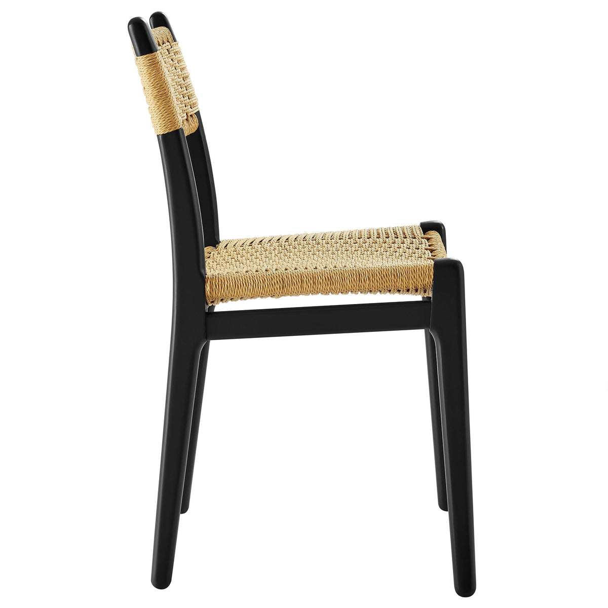 Wynn Rope and Wood Dining Side Chair by Modway, photo 4 of 30