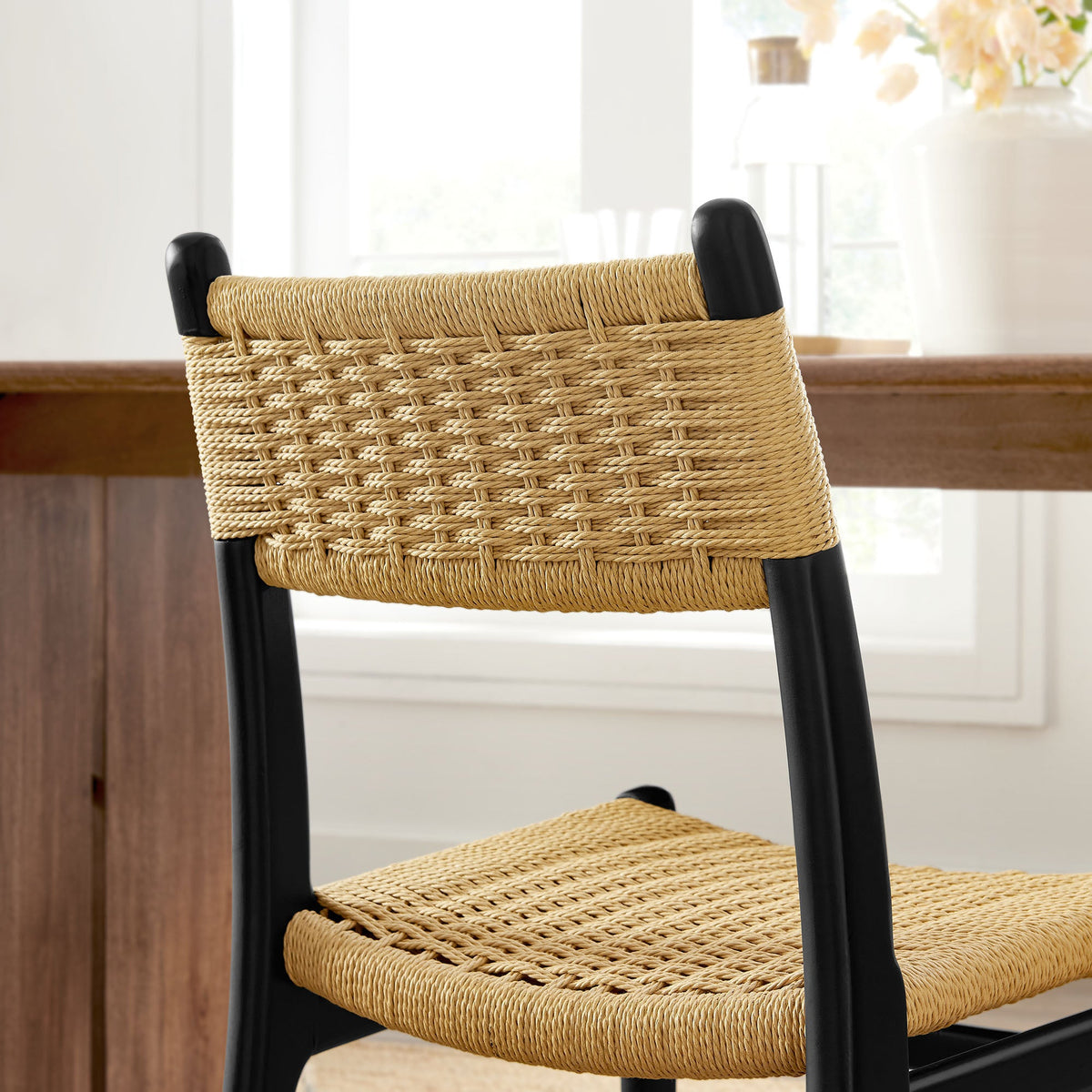 Wynn Rope and Wood Dining Side Chair by Modway, photo 10 of 30