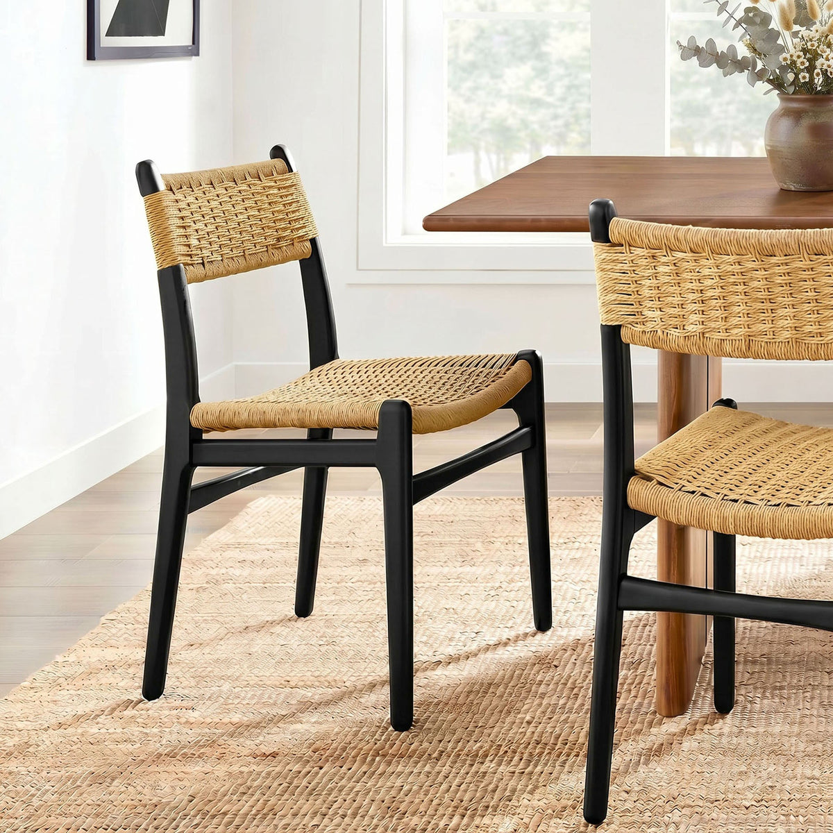 Wynn Rope and Wood Dining Side Chair by Modway, photo 9 of 30