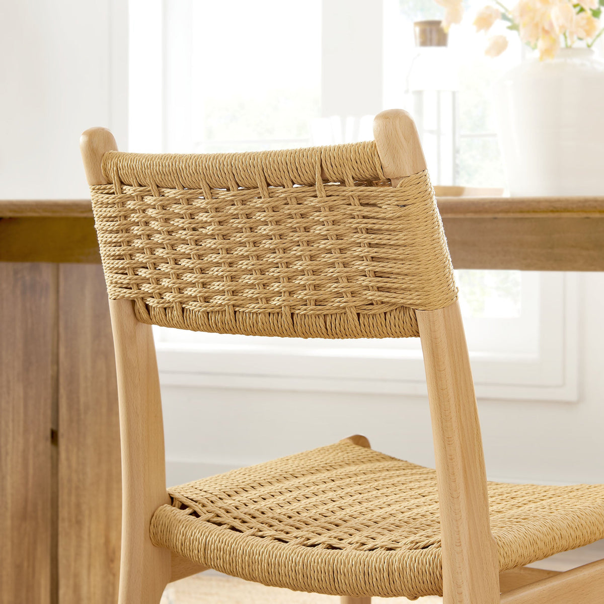 Wynn Rope and Wood Dining Side Chair by Modway, photo 20 of 30