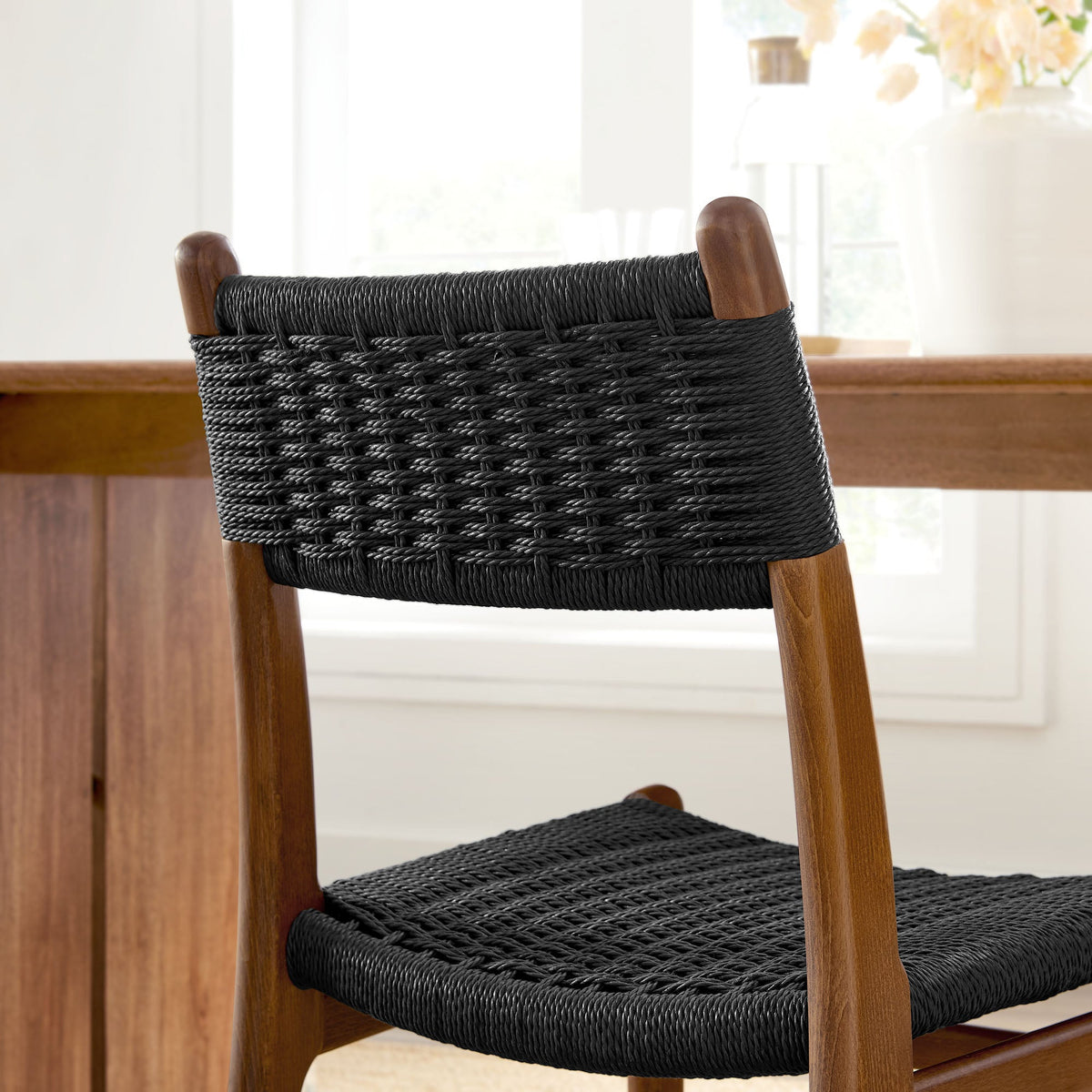 Wynn Rope and Wood Dining Side Chair by Modway, photo 30 of 30
