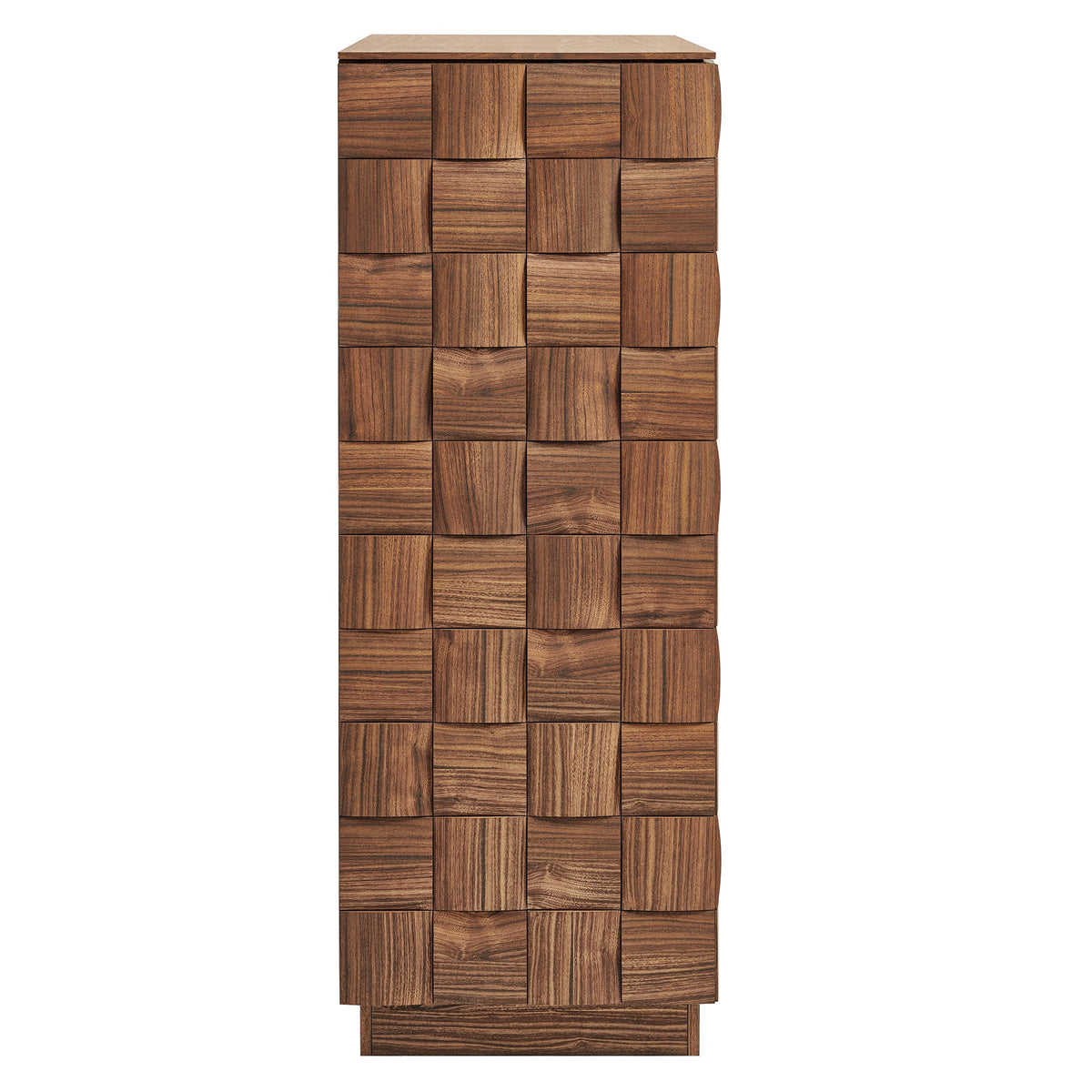 Duskin 39 Inch Geometric Block Design Tall Storage Cabinet by Modway, photo 4 of 9