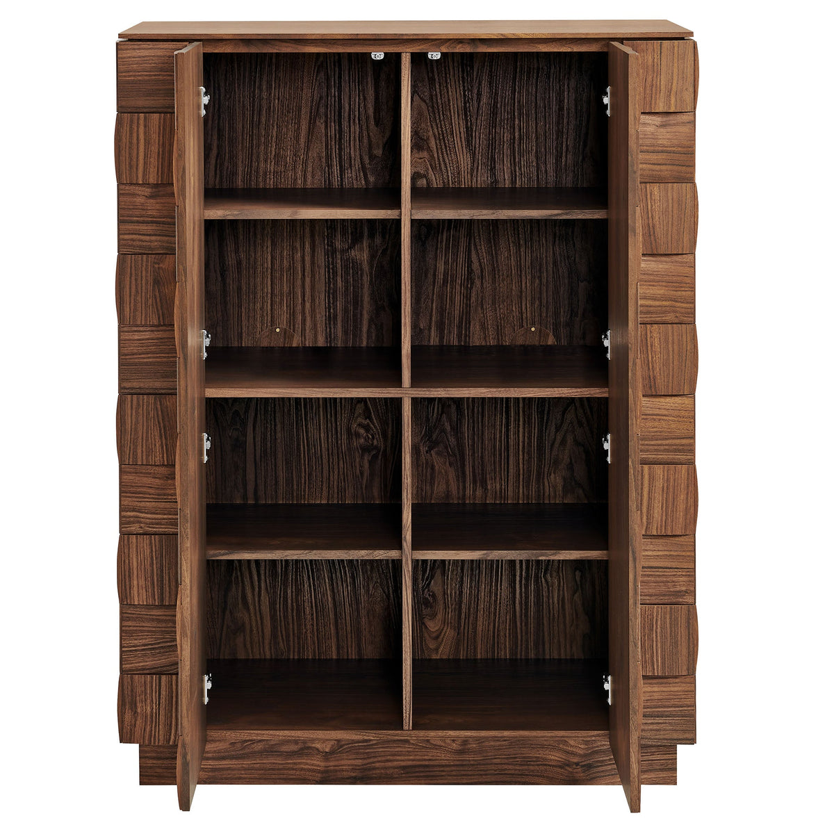 Duskin 39 Inch Geometric Block Design Tall Storage Cabinet by Modway, photo 6 of 9