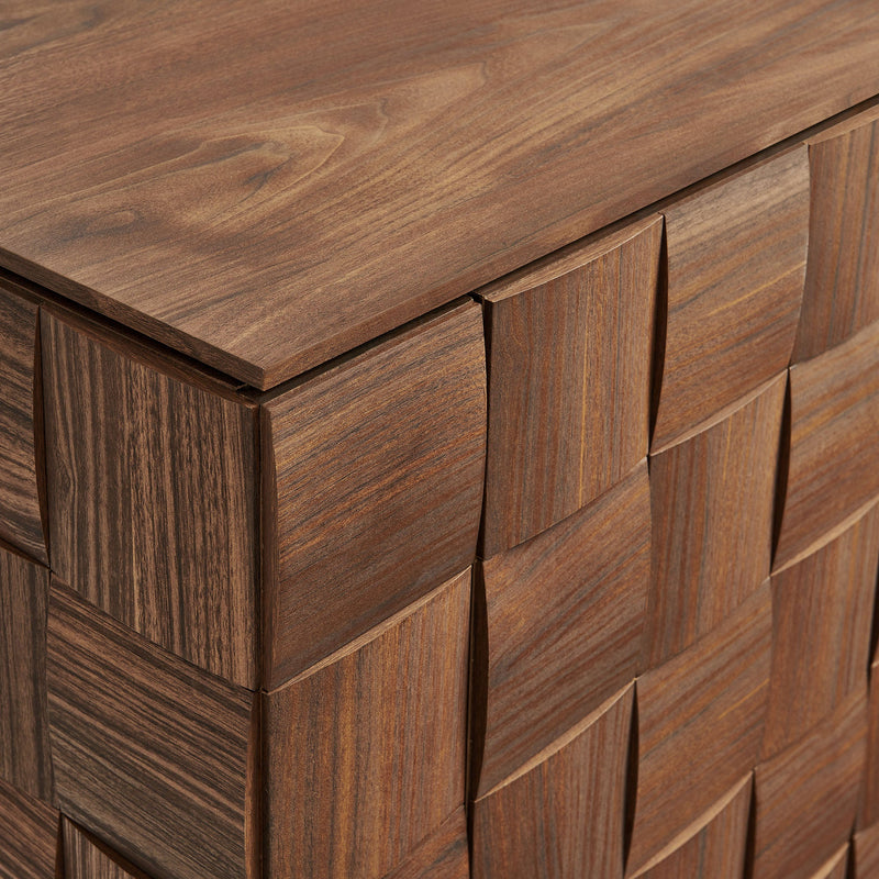 Duskin 39 Inch Geometric Block Design Tall Storage Cabinet by Modway, photo 7 of 9