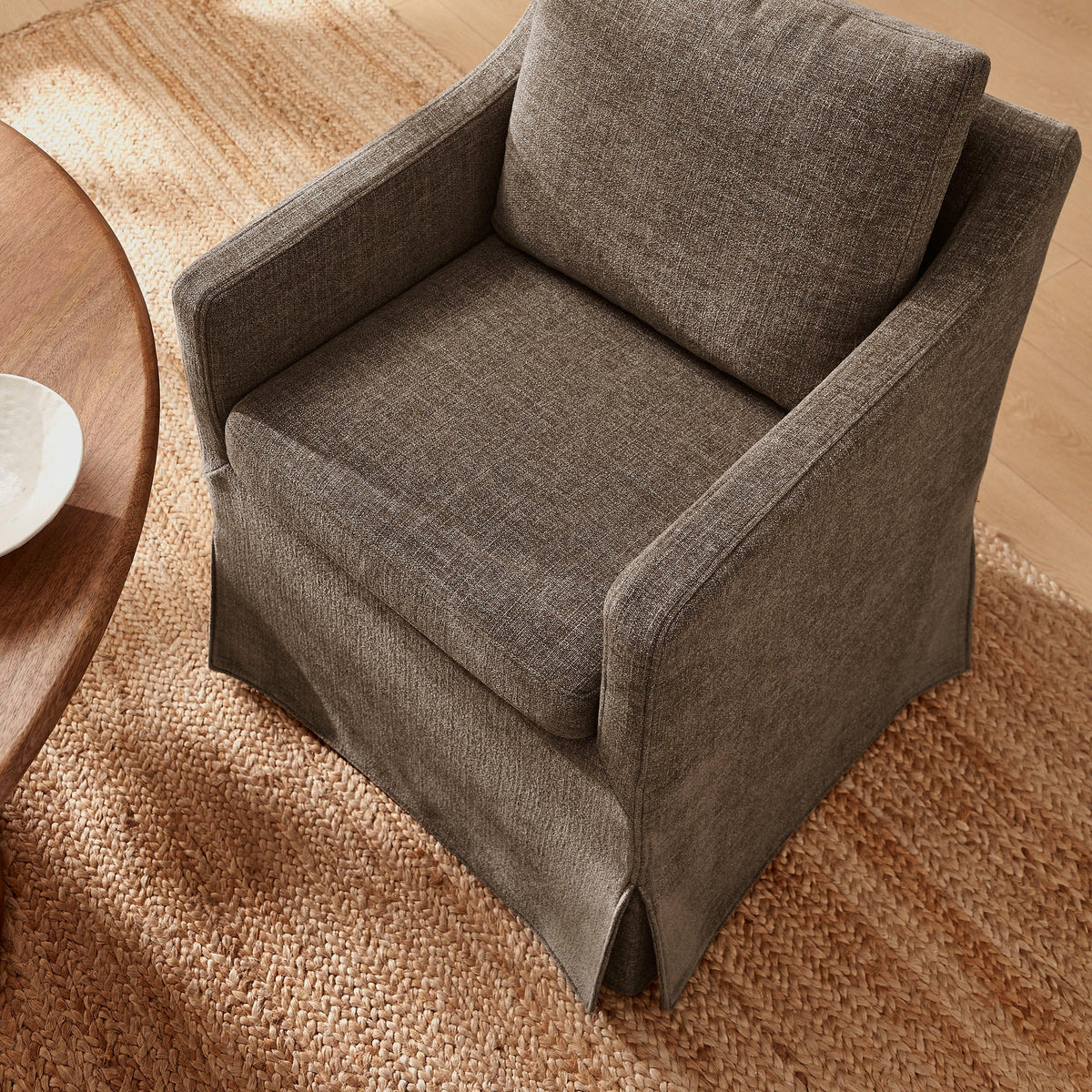 Serene Slipcovered Performance Fabric Dining Armchair by Modway, photo 30 of 40
