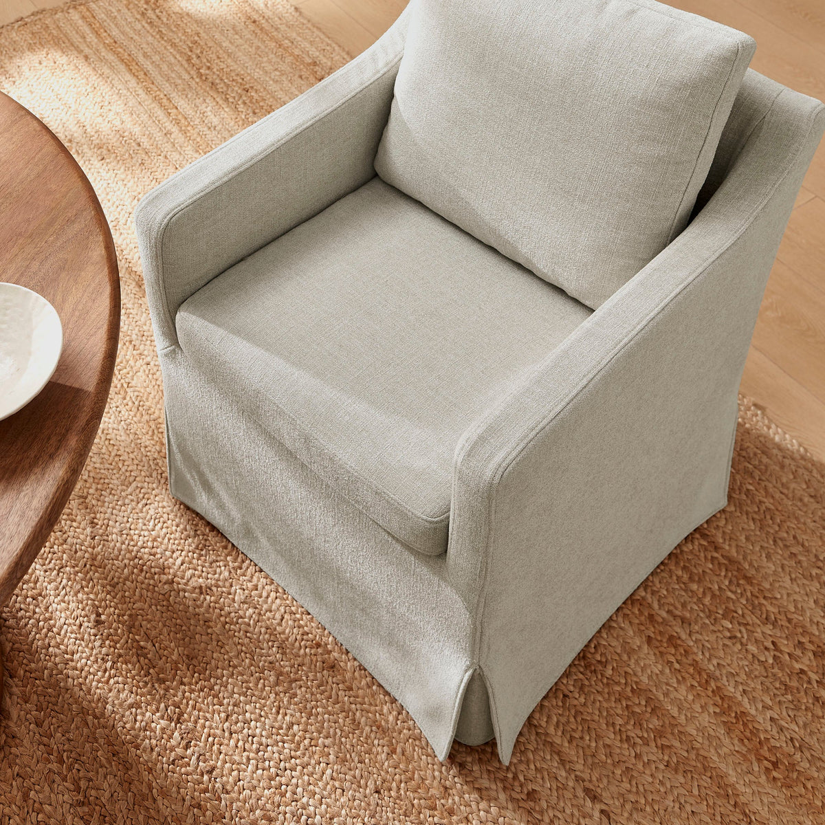Serene Slipcovered Performance Fabric Dining Armchair by Modway, photo 20 of 40