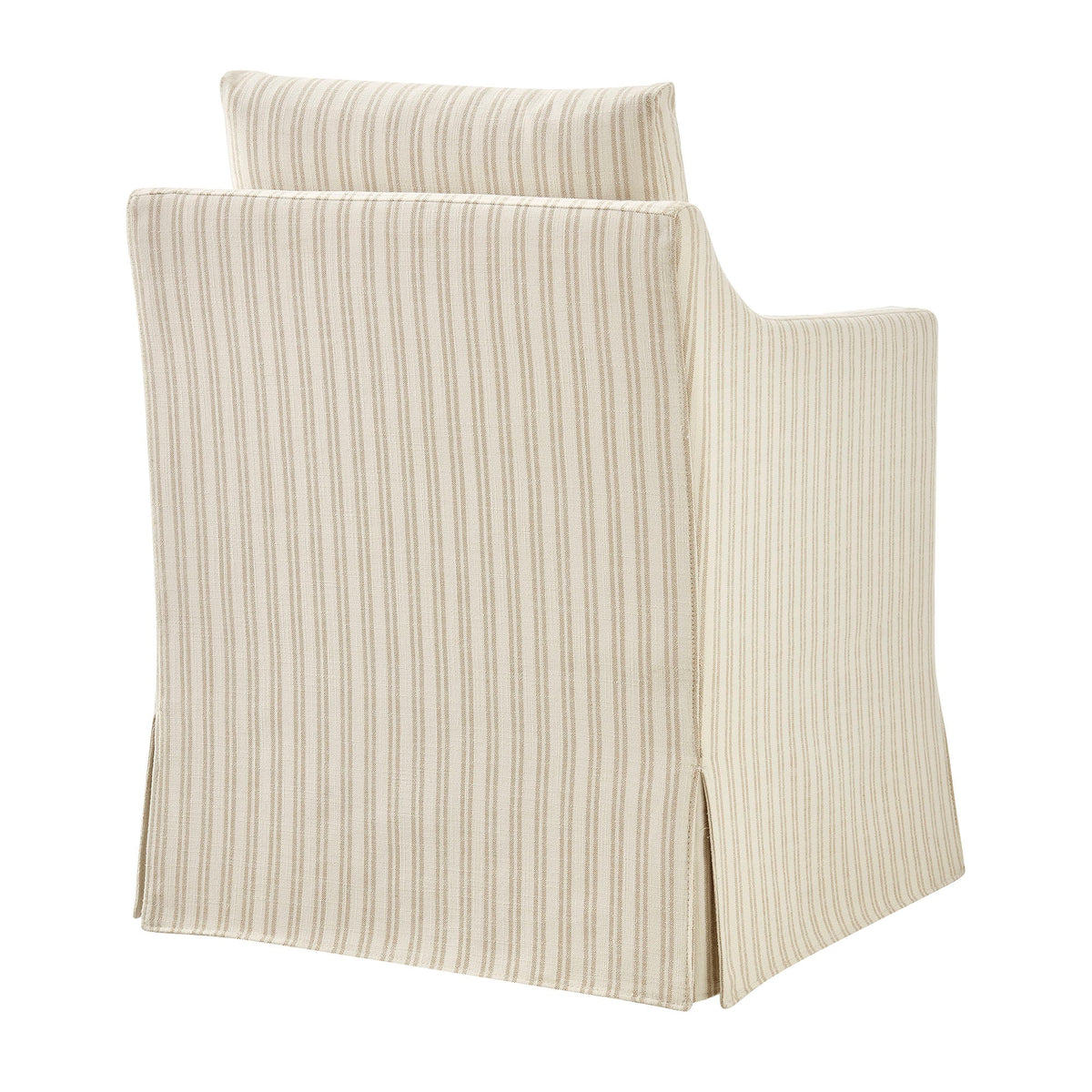 Serene Slipcovered Striped Fabric Dining Armchair by Modway, photo 5 of 10