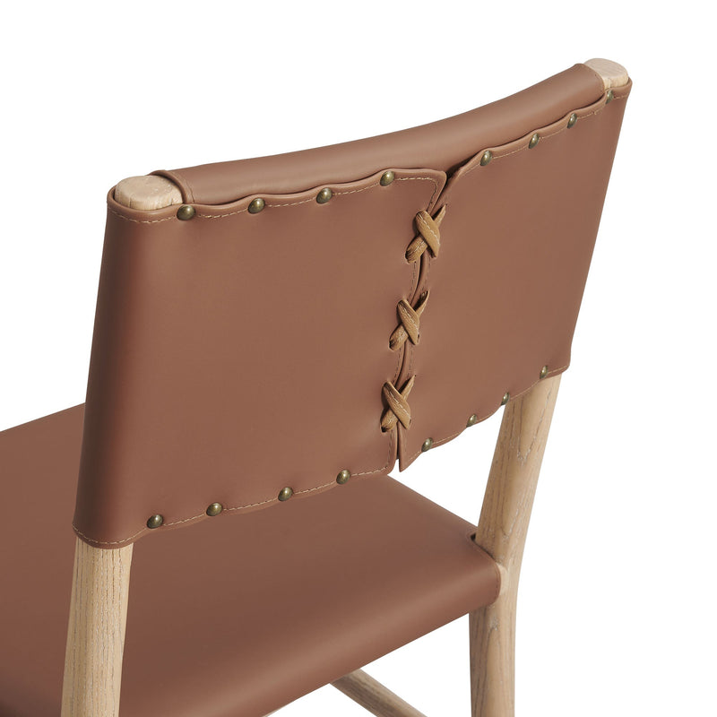 Dover Wood Vegan Leather Dining Side Chair by Modway, photo 7 of 9