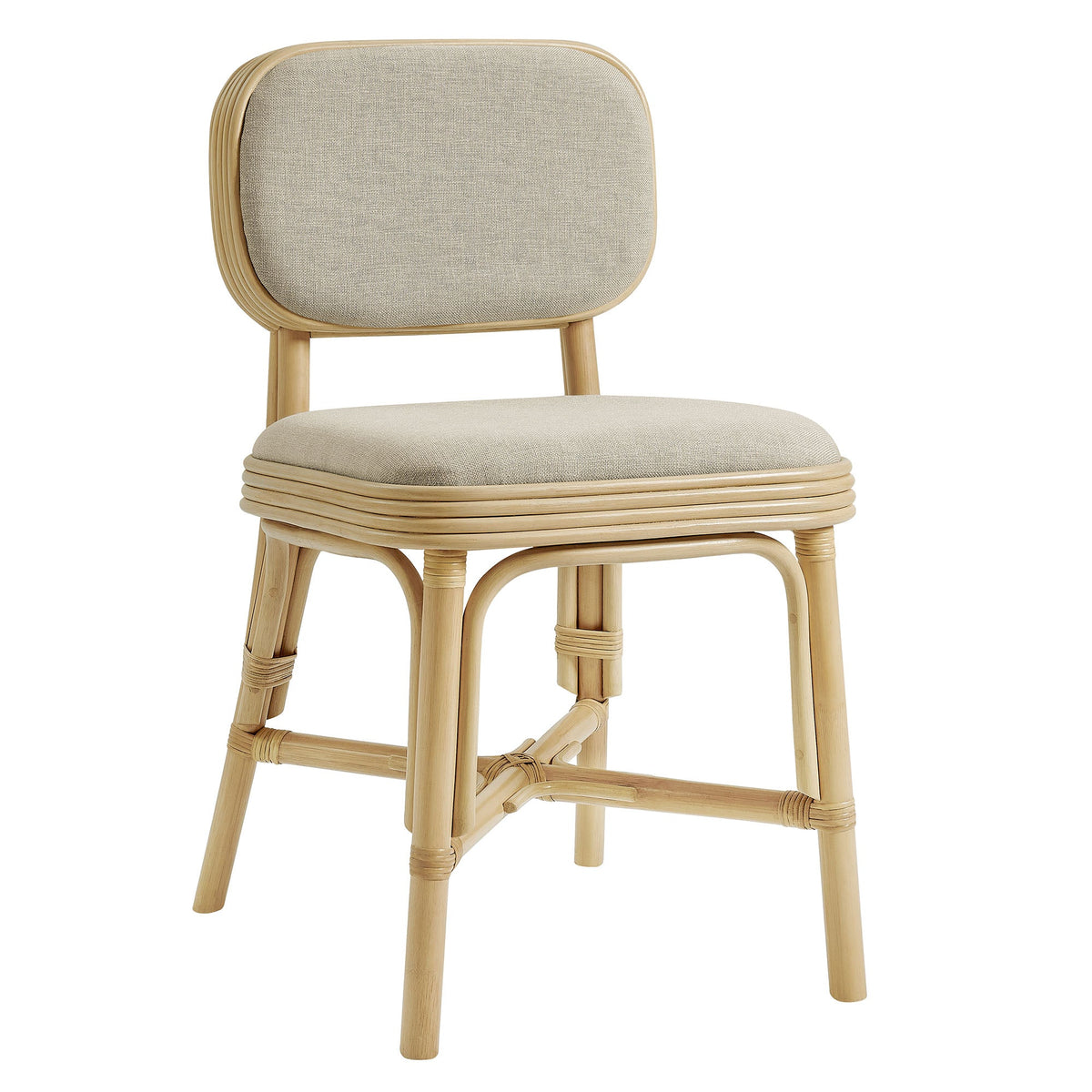 Bahari Upholstered Rattan Dining Chair by Modway