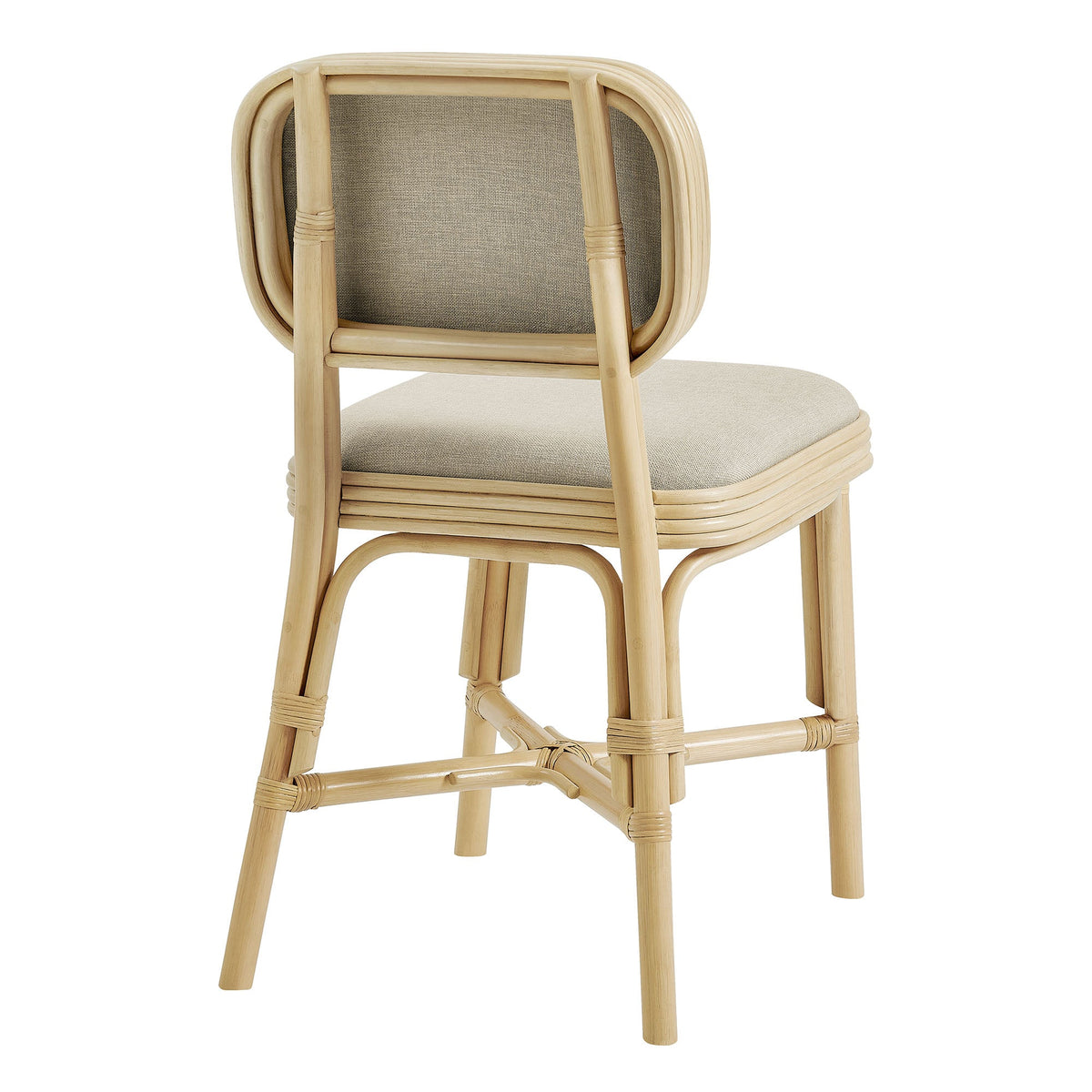 Bahari Upholstered Rattan Dining Chair by Modway, photo 5 of 18