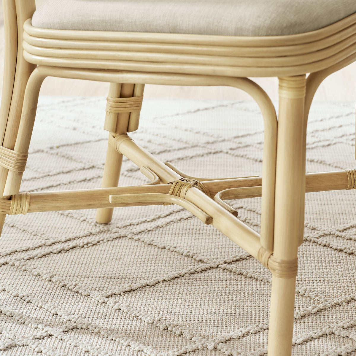 Bahari Upholstered Rattan Dining Chair by Modway, photo 9 of 18