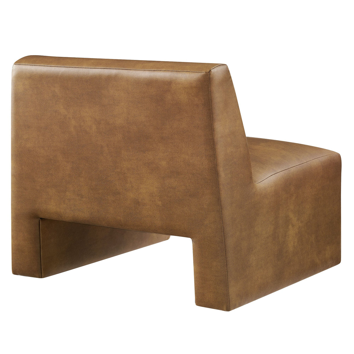 Amita Vegan Leather Armless Accent Chair by Modway, photo 5 of 27