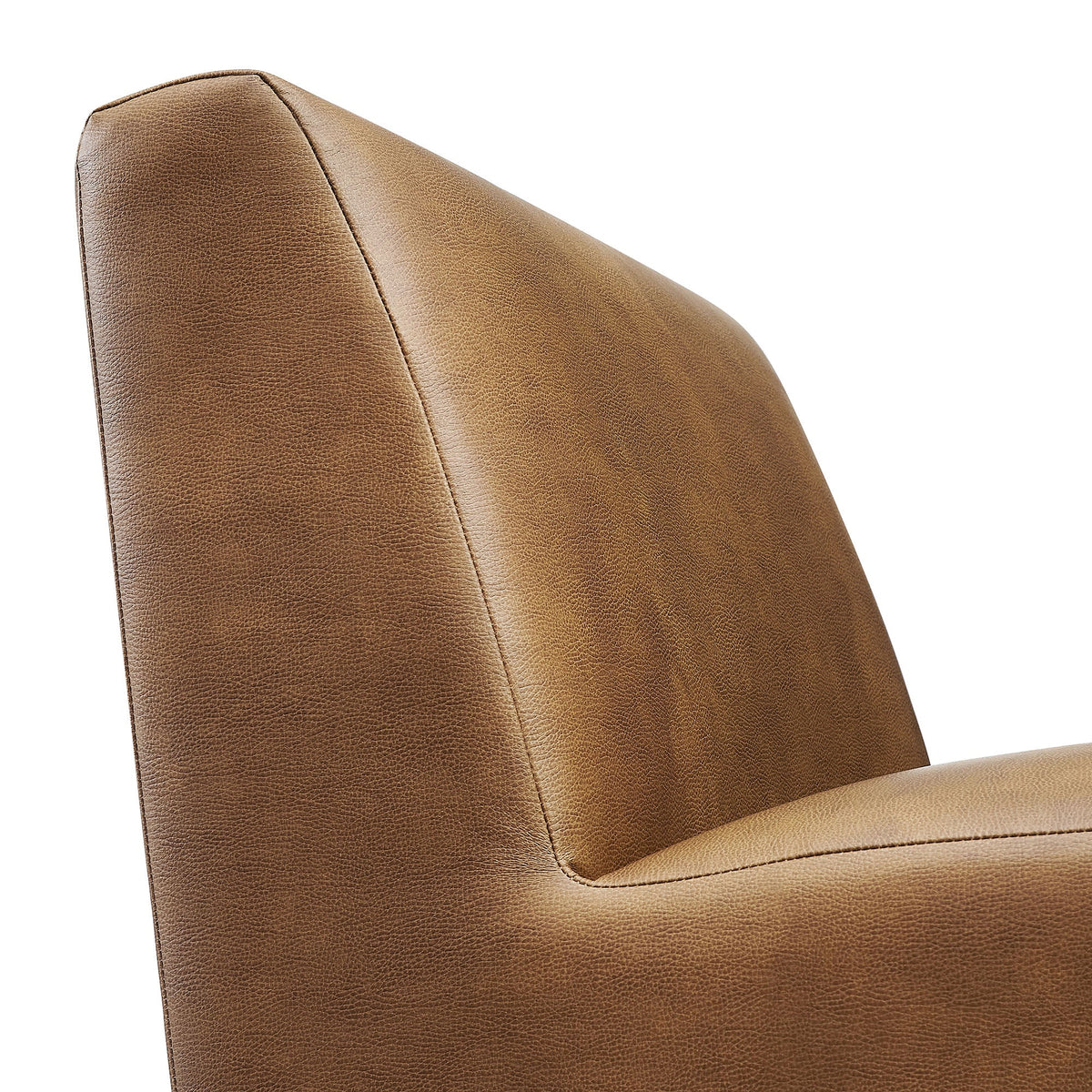 Amita Vegan Leather Armless Accent Chair by Modway, photo 7 of 27
