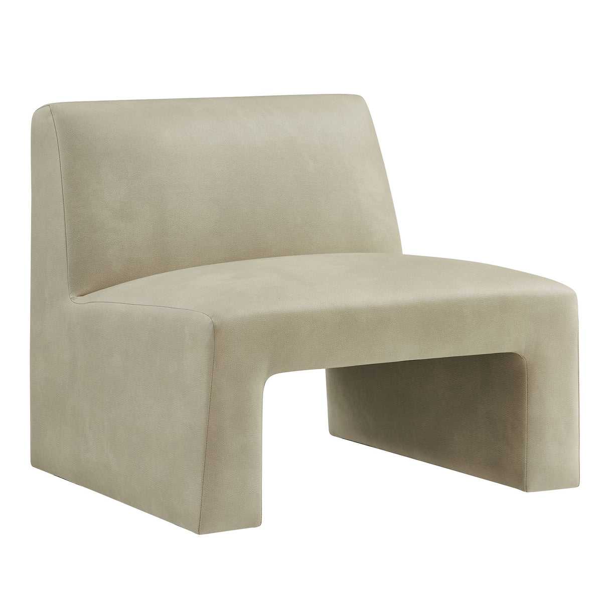 Amita Vegan Leather Armless Accent Chair by Modway, photo 10 of 27