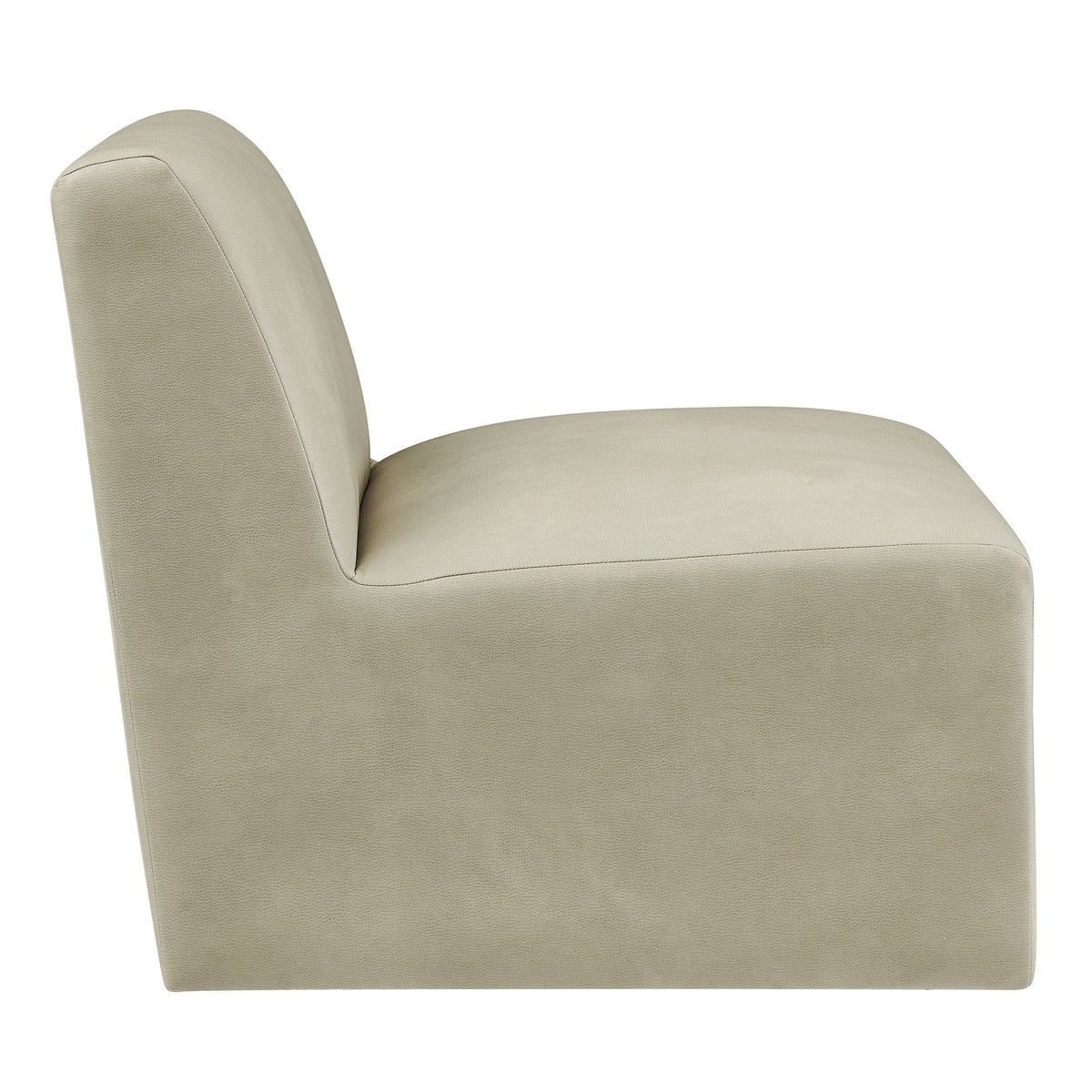 Amita Vegan Leather Armless Accent Chair by Modway, photo 13 of 27