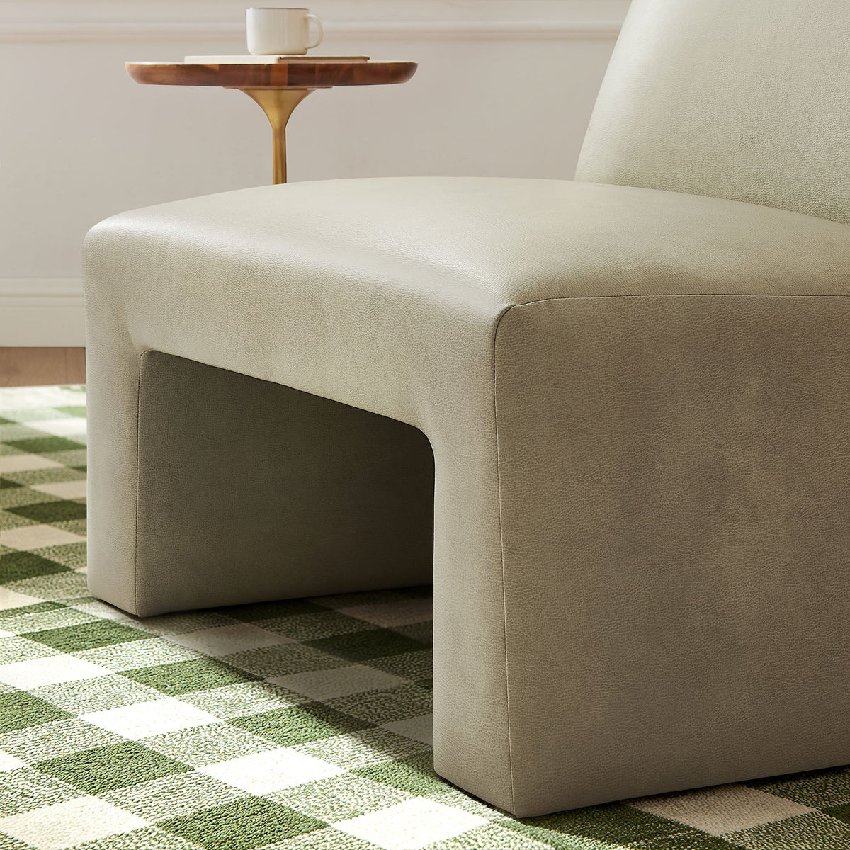 Amita Vegan Leather Armless Accent Chair by Modway, photo 18 of 27