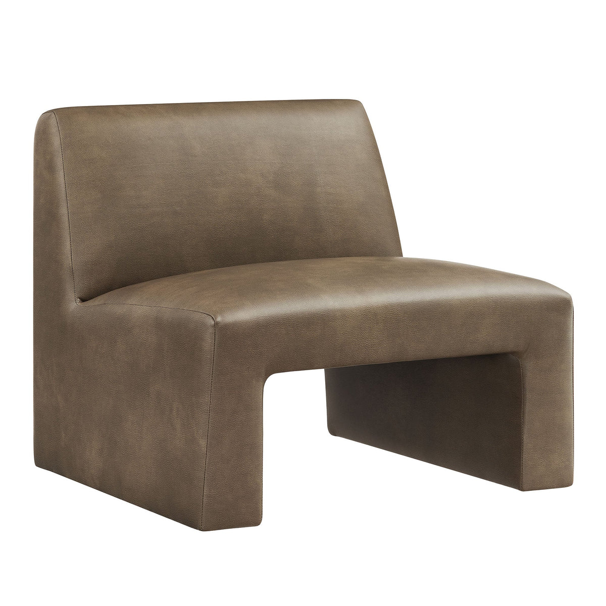 Amita Vegan Leather Armless Accent Chair by Modway, photo 19 of 27