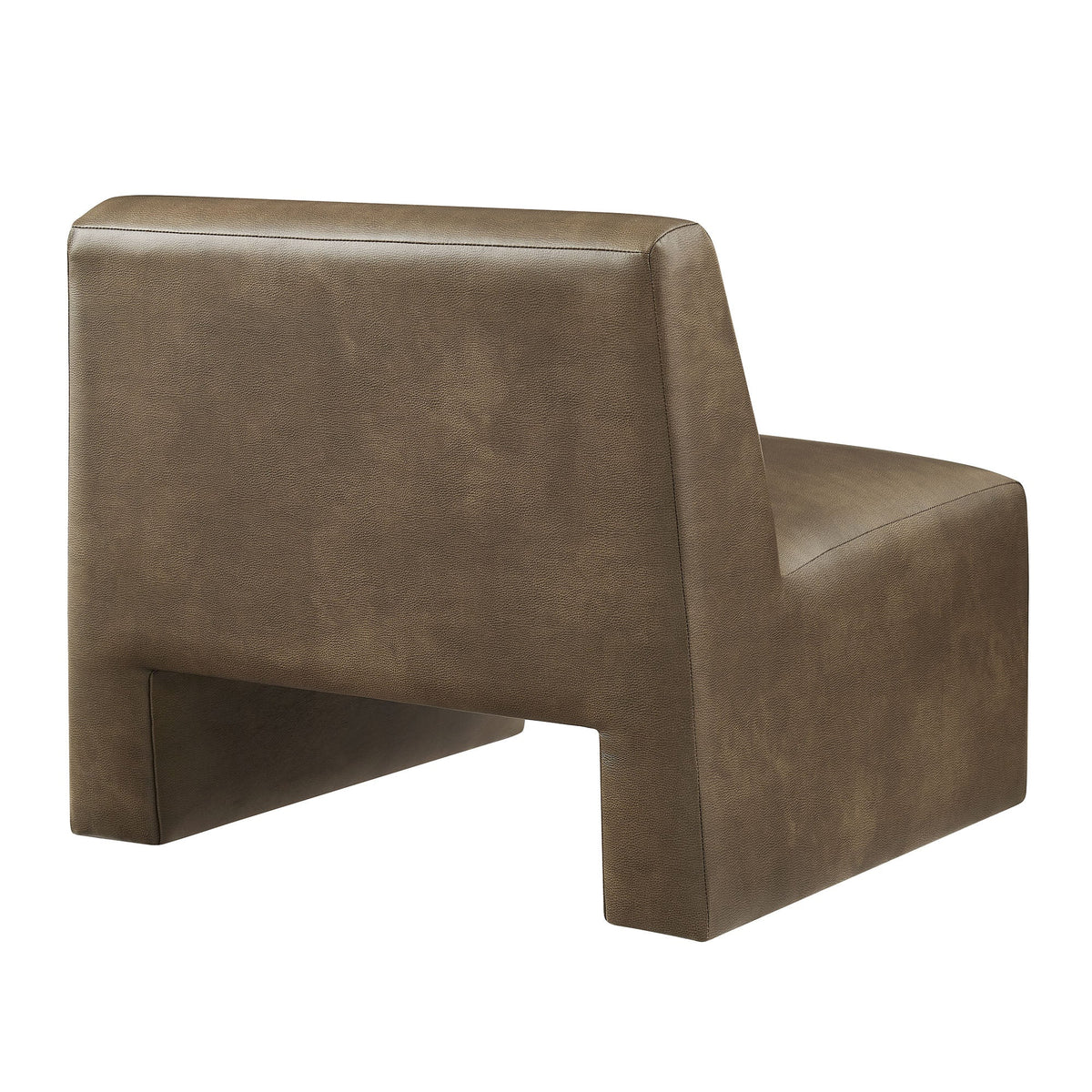 Amita Vegan Leather Armless Accent Chair by Modway, photo 23 of 27